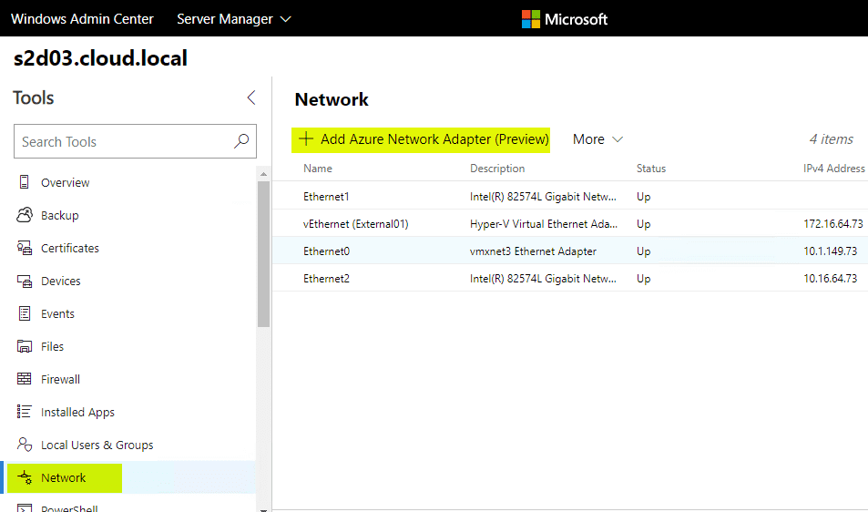 Install-and-Configure-Windows-Server-2019-Azure-Network-Adapter