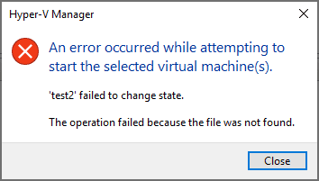 Hyper-V-failed-to-change-state-error-fix