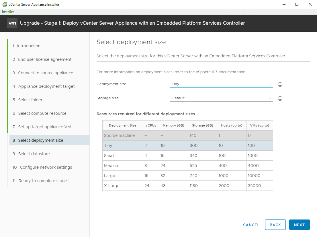 Select-deployment-size-for-the-VCSA-6.7-appliance