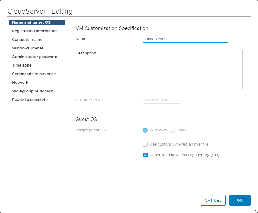 Using-customization-specs-with-your-VMware-Windows-Server-2019-template