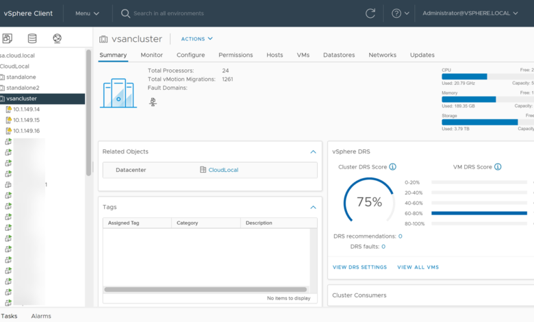 Vmware vcenter 7.0 update 2 brings a new vsphere client interface redesign