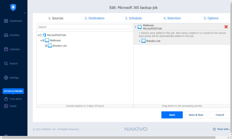 Microsoft office 365 exchange online backup and restore with nakivo backup and replication